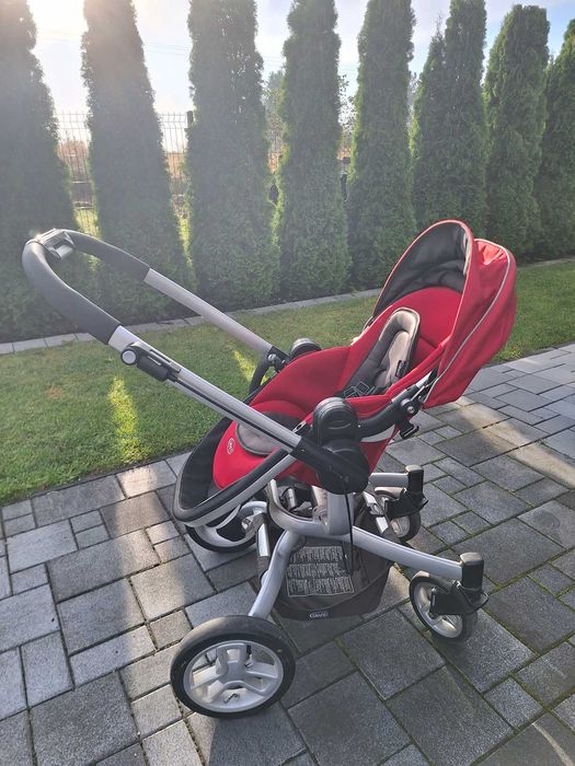 Wózek Graco 3w1. Spacerówka, gondola, fotelik z bazą i parasolka.