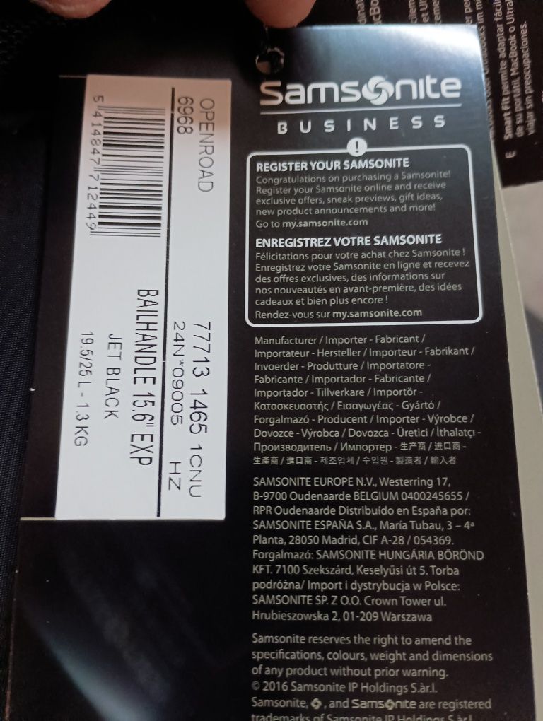 Samsonite Pasta para Portátil 15.6'