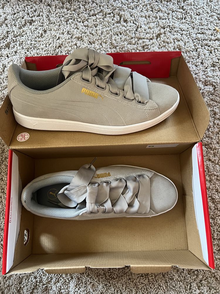 Tennis Senhora Puma Vikky Ribbon & Heart Smile NOVOS 37/40