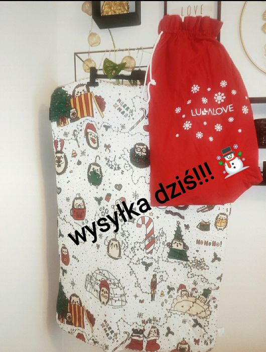 Świąteczna pościel z wypełnieniem Lullalove