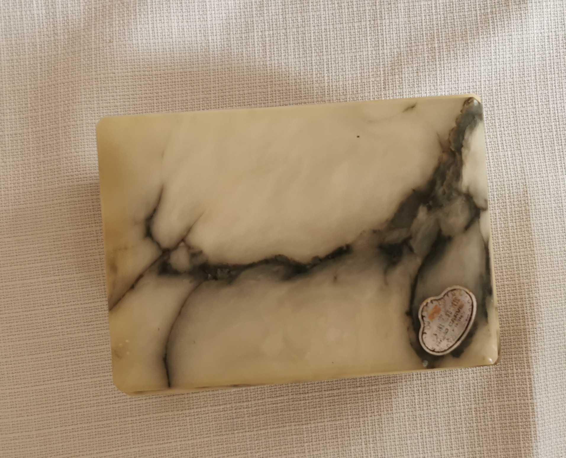 Szkatułka Szkatuła Albaster RB Made in Italy z Kamienia Włoska Vintage