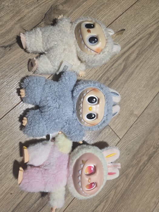 Maskotki zabawki LABUBU 3 szt - stan bardzo dobry