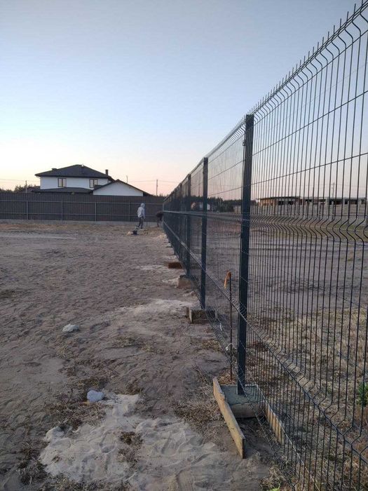Бюджетна огорожа Секційний паркан, як на азс.відкатні ворота.хвіртка