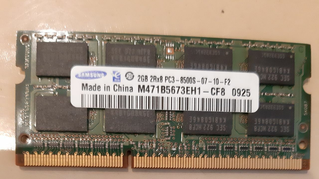 Оперативна пам'ять для ноутбука  DDR3 2g.