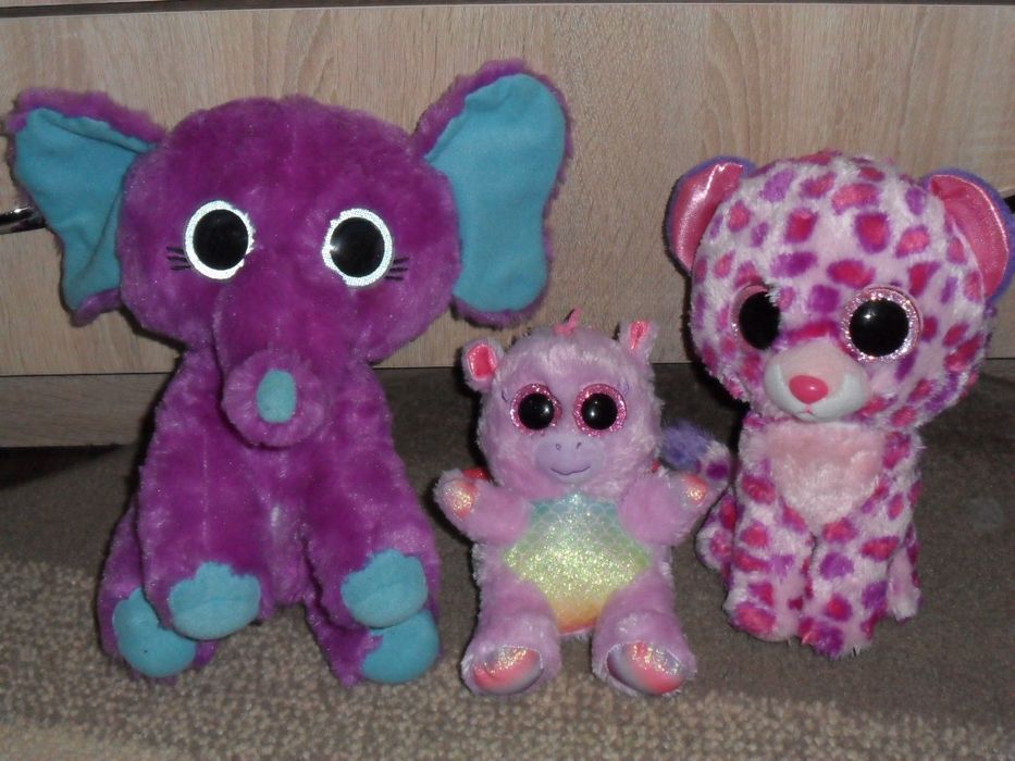 Глазастики единороги, лисичка, слоники, мишка, собака