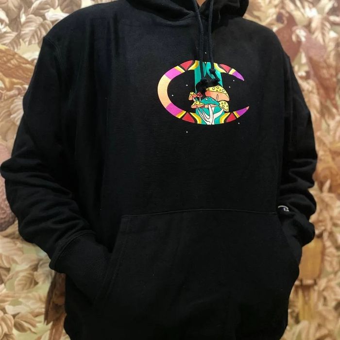 Толстовка Champion TAKE A TRIP VS HOODIE - BLACK