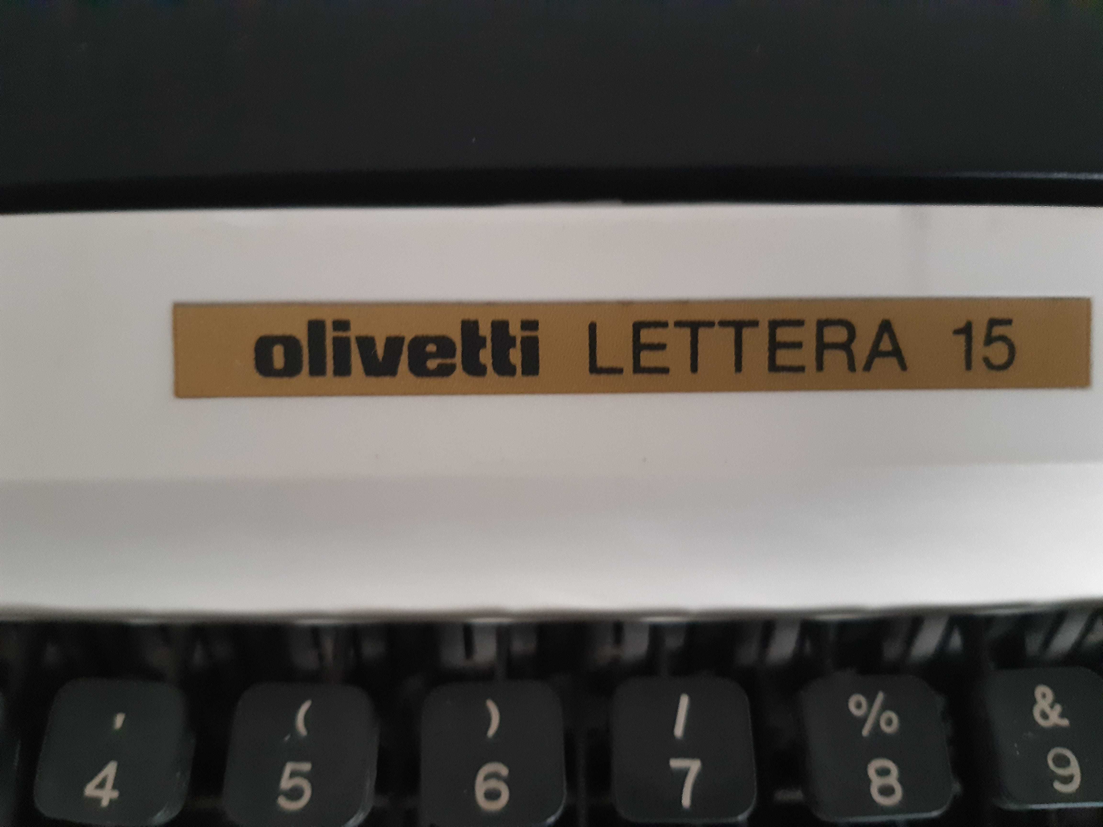 Máquina escrever - Olivetti Lettera 15