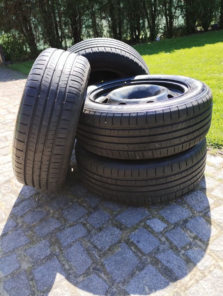 Zestaw kół letnich 4x108 205/55/16 citroen C4,Berlingo,peugeot partner