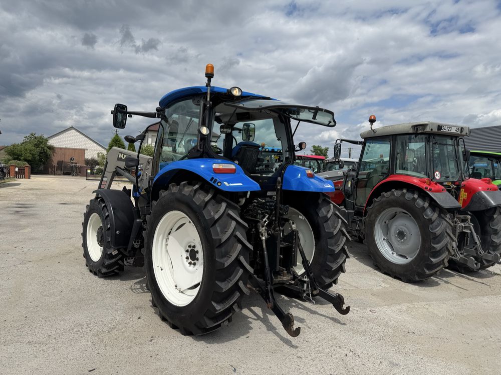 New Holland t6010, 12r z ładowaczem nowe opony brutto
