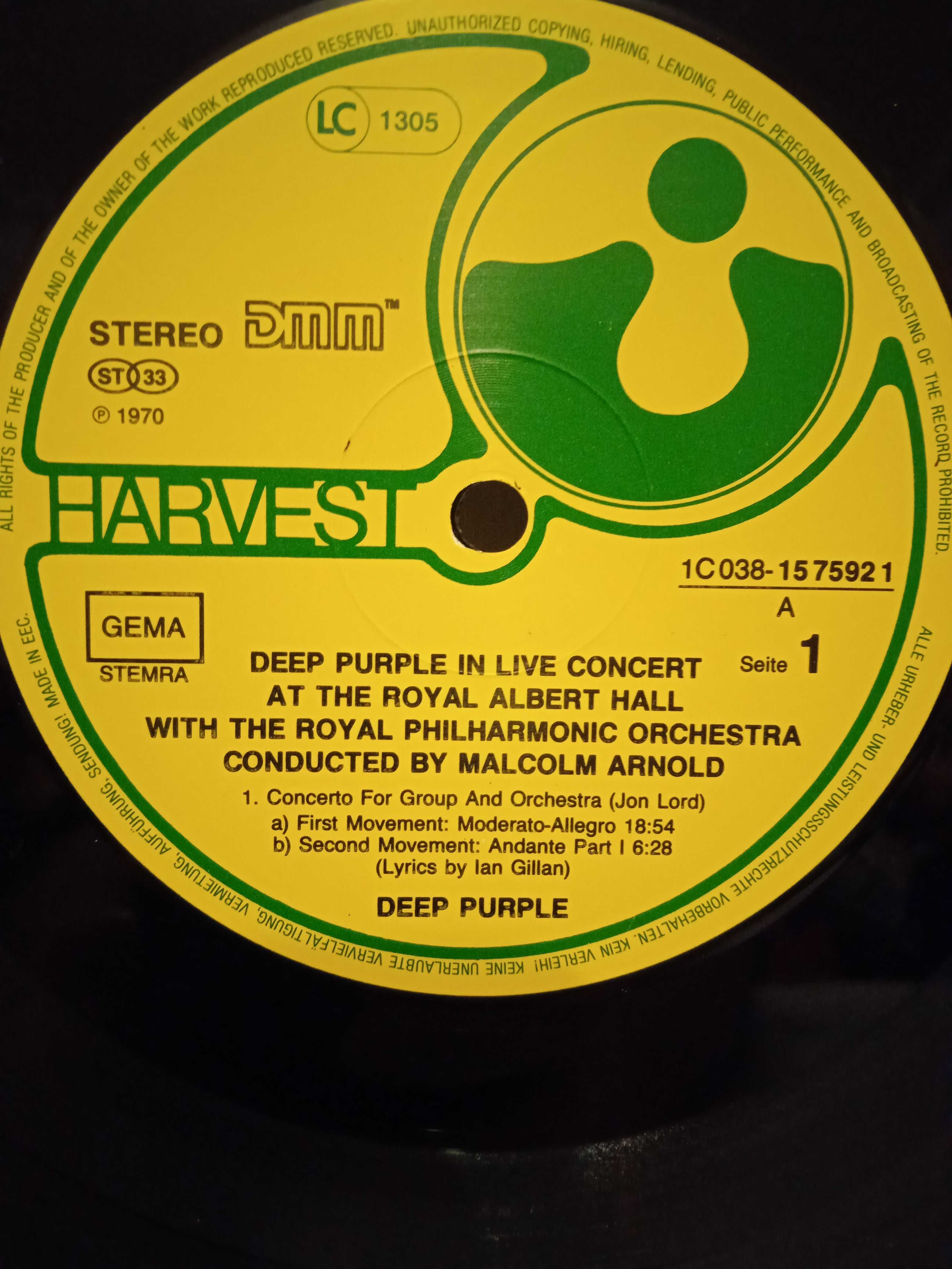Пластинка группы Deep Purple