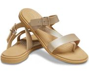 Сандалії, босоніжки крокс Crocs Tulum Metallic Toe, 38, 39, 40