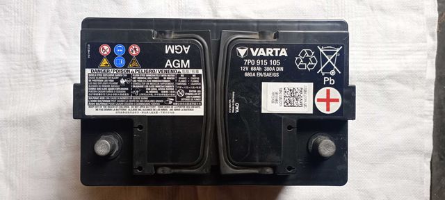 Аккумуляторная батарея VARTA AGM 12V 68Ah 680A