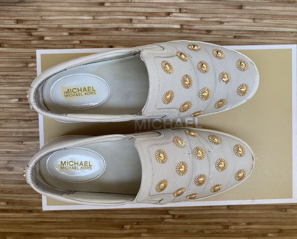 Слипоны кожаные Michael Kors р. 38