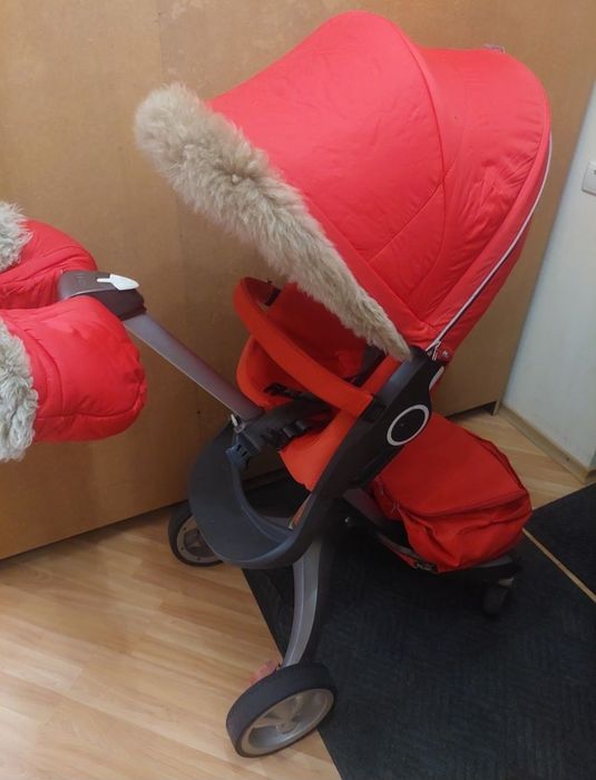 Зимний комплект на коляску stokke.