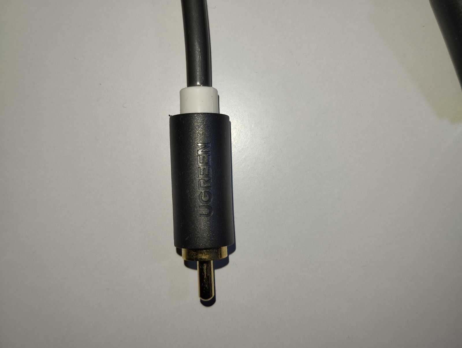 Przewód 2RCA (Cinch) do 2RCA (Cinch) UGREEN AV104 1m (czarny)
