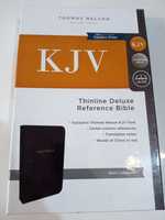 KJV, Deluxe Reference Bible, Center-Column Giant Print, Leathersoft, B