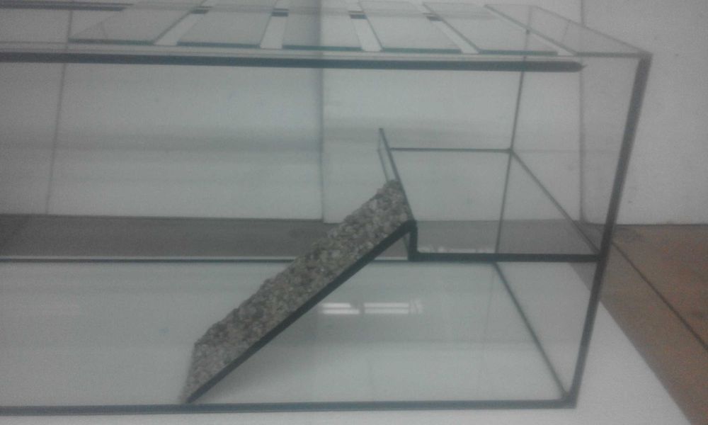 Aqaterrarium na żółwia wodno lądowego 80x40x60. Także na każdy wymiar.