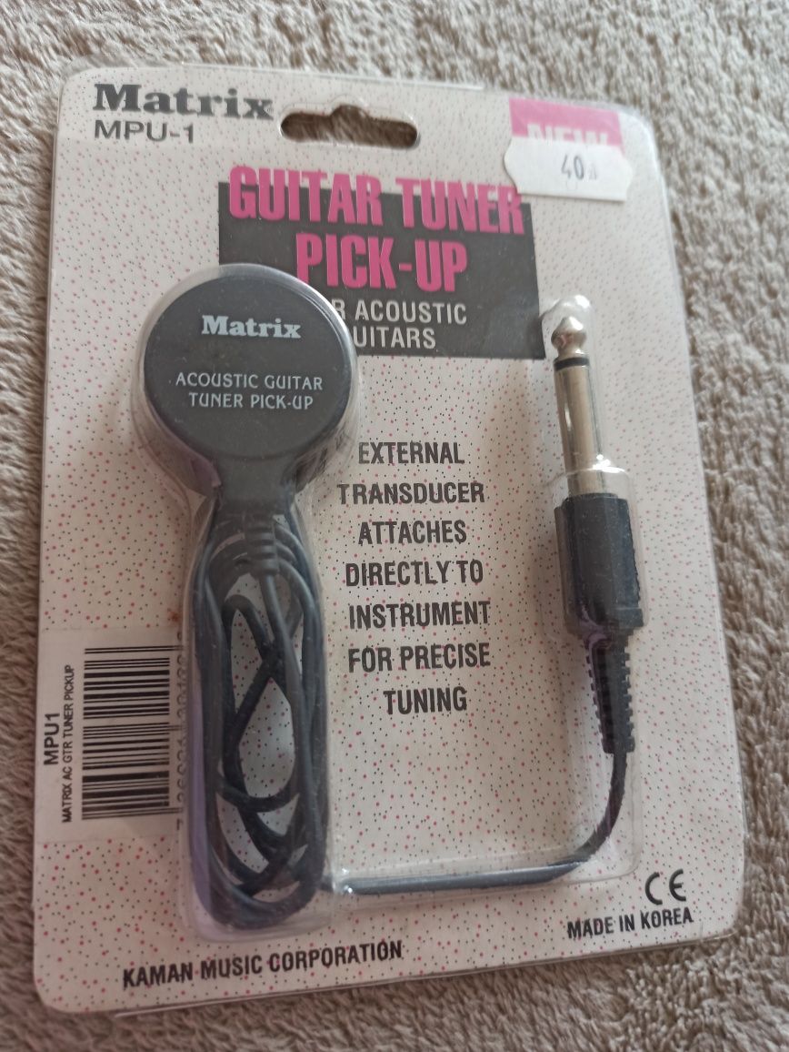 Matrix guitar tuner pick-up stroik gitarowy gitara akustyczna