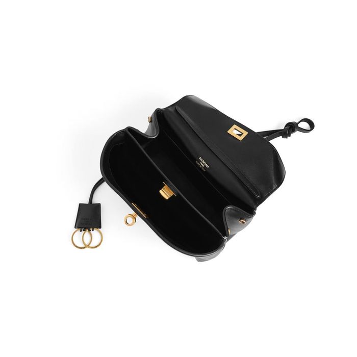 Сумка кожаная Rodeo bag mini черная натуральная мини