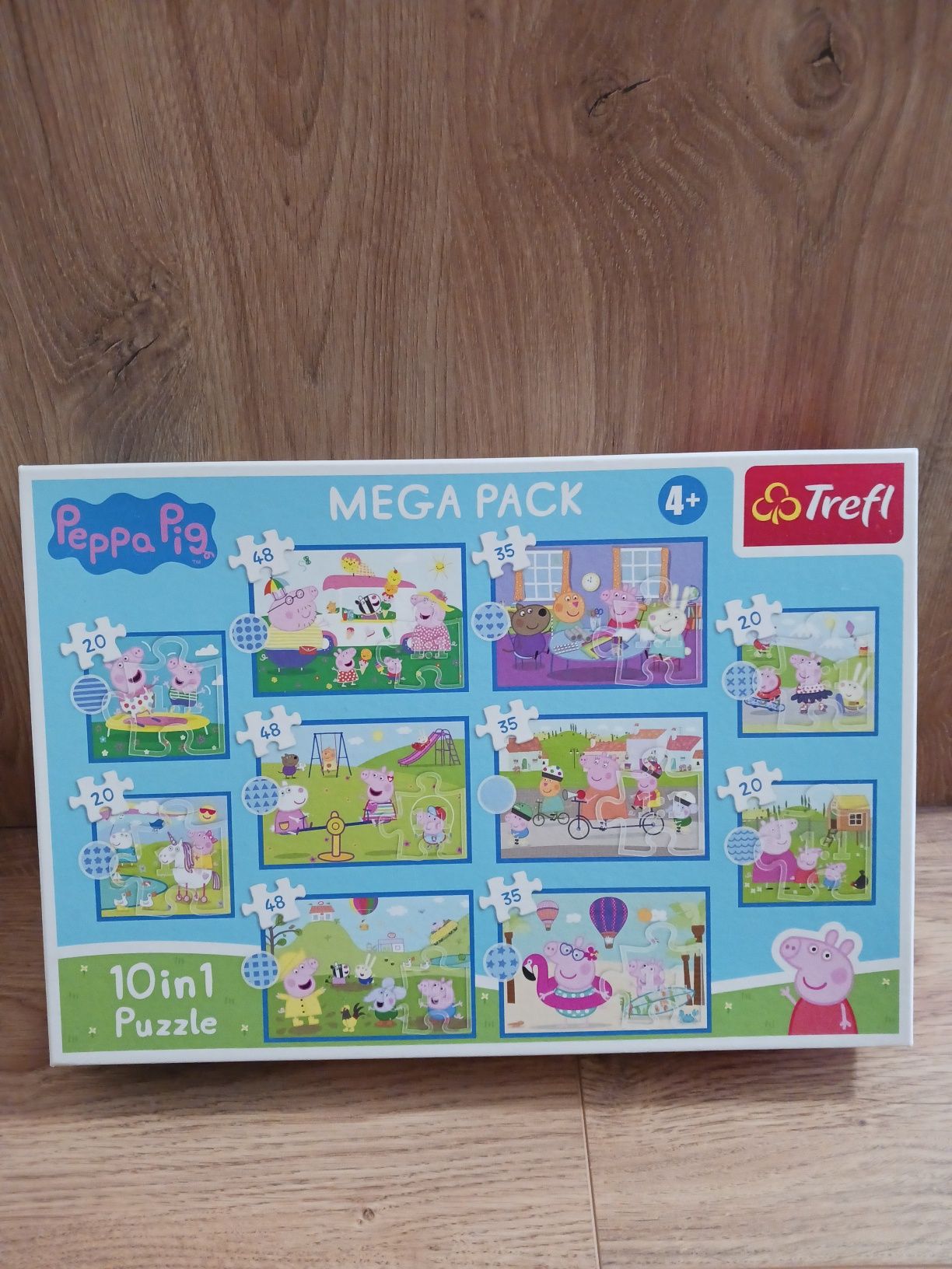 Puzzle Trefl Świnka Peppa 9 w 1