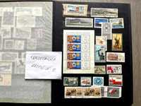 Kolekcja znaczków pocztowych wraz z klaserem