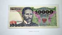 Banknot PRL   10000 zł   1987    U   st.1 UNC  Rzadka seria