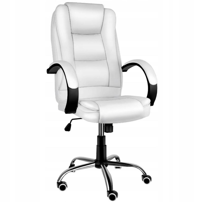 Fotel obrotowy biurowy skórzany krzesło obrotowe