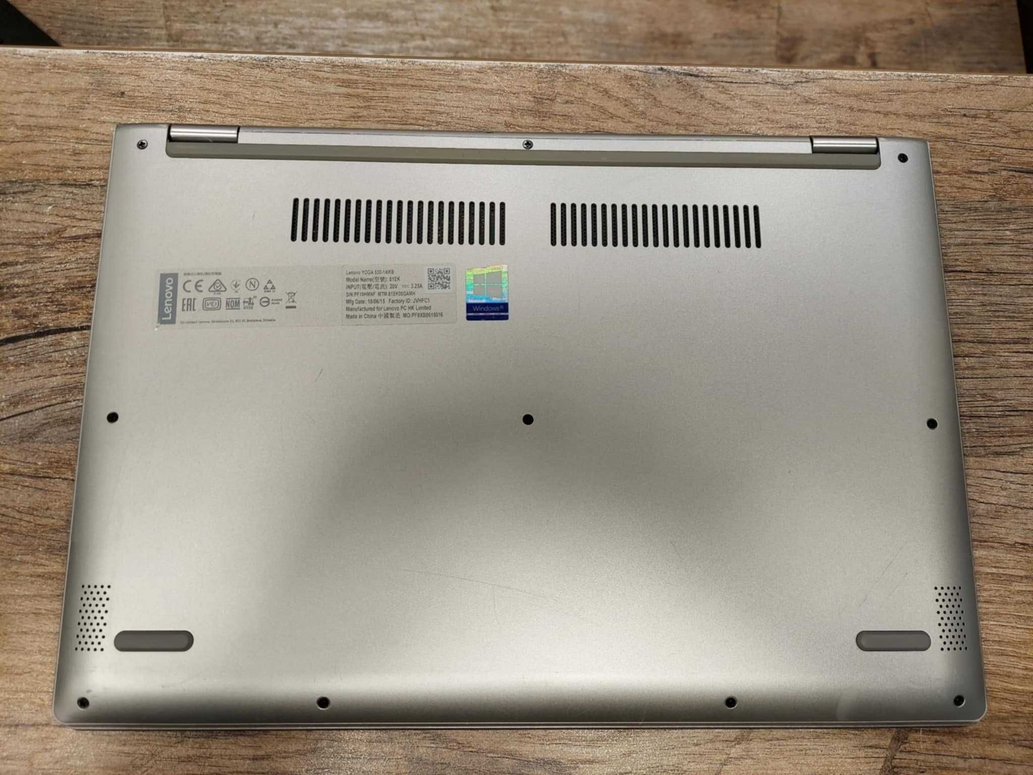 Laptop Lenovo Yoga 530-14IKB I3-8130U/8GB/256GB/WIN 11 HOME gwarancja