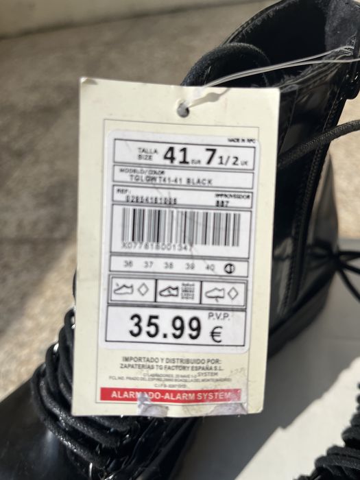 Botas novas Tino Gonzales