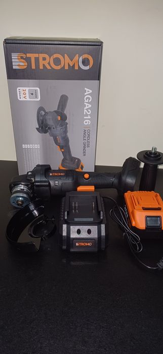 Акумуляторна болгарка Stromo AGA 216 125 круг 20в4 ач
