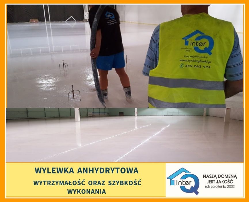 WYLEWKA/ WYLEWKI Anhydrytowe na ogrzewanie JAKOŚĆ, GWARANCJA śląsk