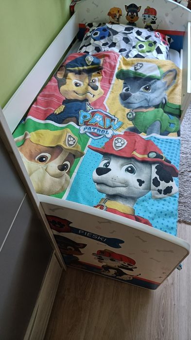 Sprzedam łóżko 160x80 PSI PATROL I POŚCIELE