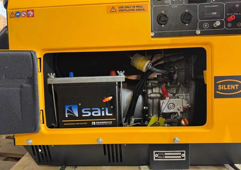 генератор дизельний AZB Kipor мідна обмотка економний 5 кВт тихий закр