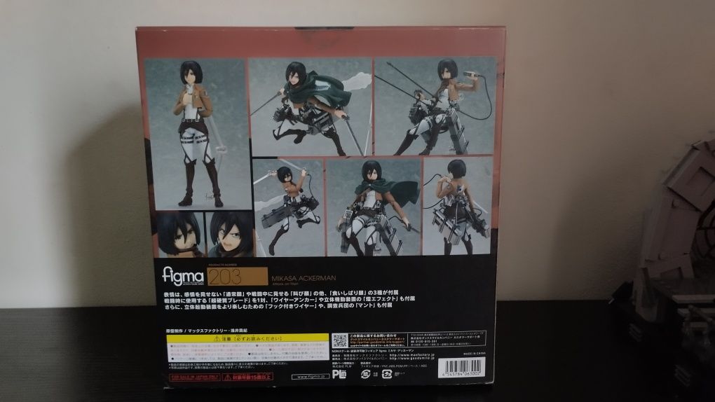 Figura Figma ORIGINAL Mikasa Ackerman Attack on Titan