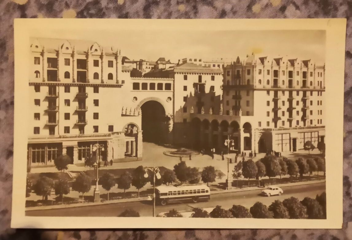 Старинные открытки 1954 года, Киев, чистые