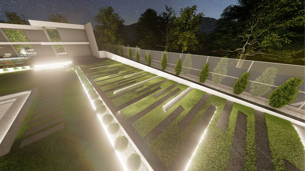 Проектування благоустрою територій, дизайн укладання бруківки,ландшафт