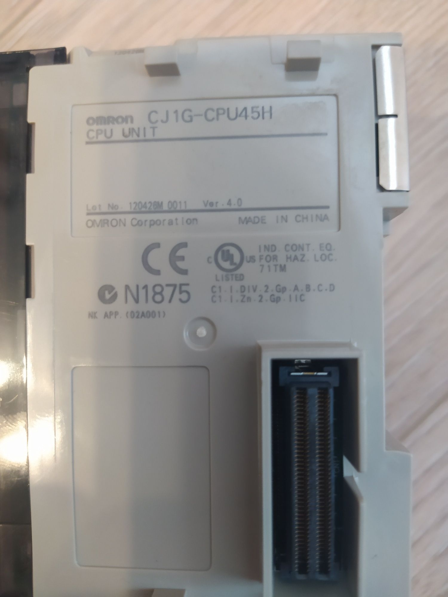 Omron sysmac CPU45HCJ1G