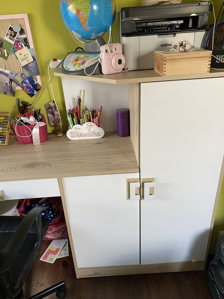 Komplet biurko i krzeslo biurowe