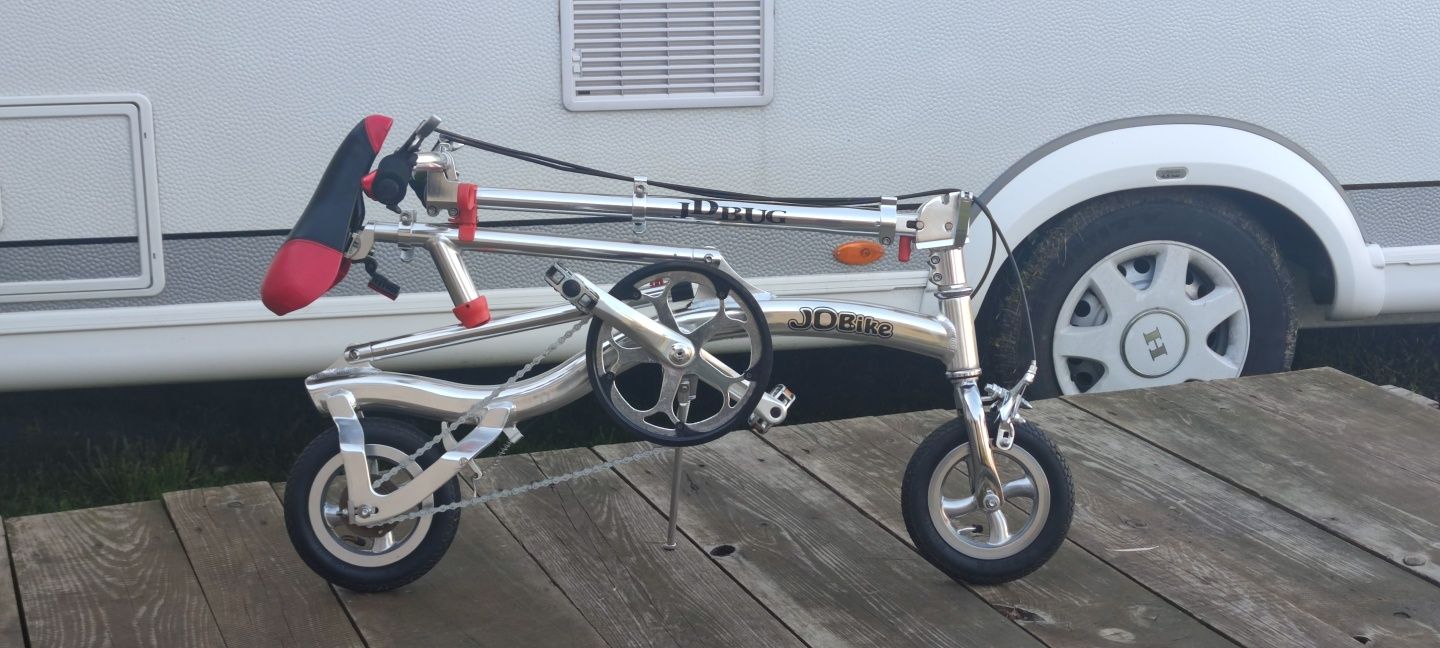 Rower składany aluminiowy super leki uniwersalny kemping-miasto stanBD