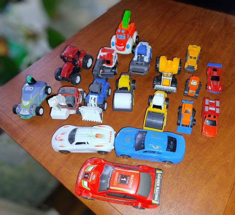 Набір машинок будівельна техніка (6 шт) + машинки