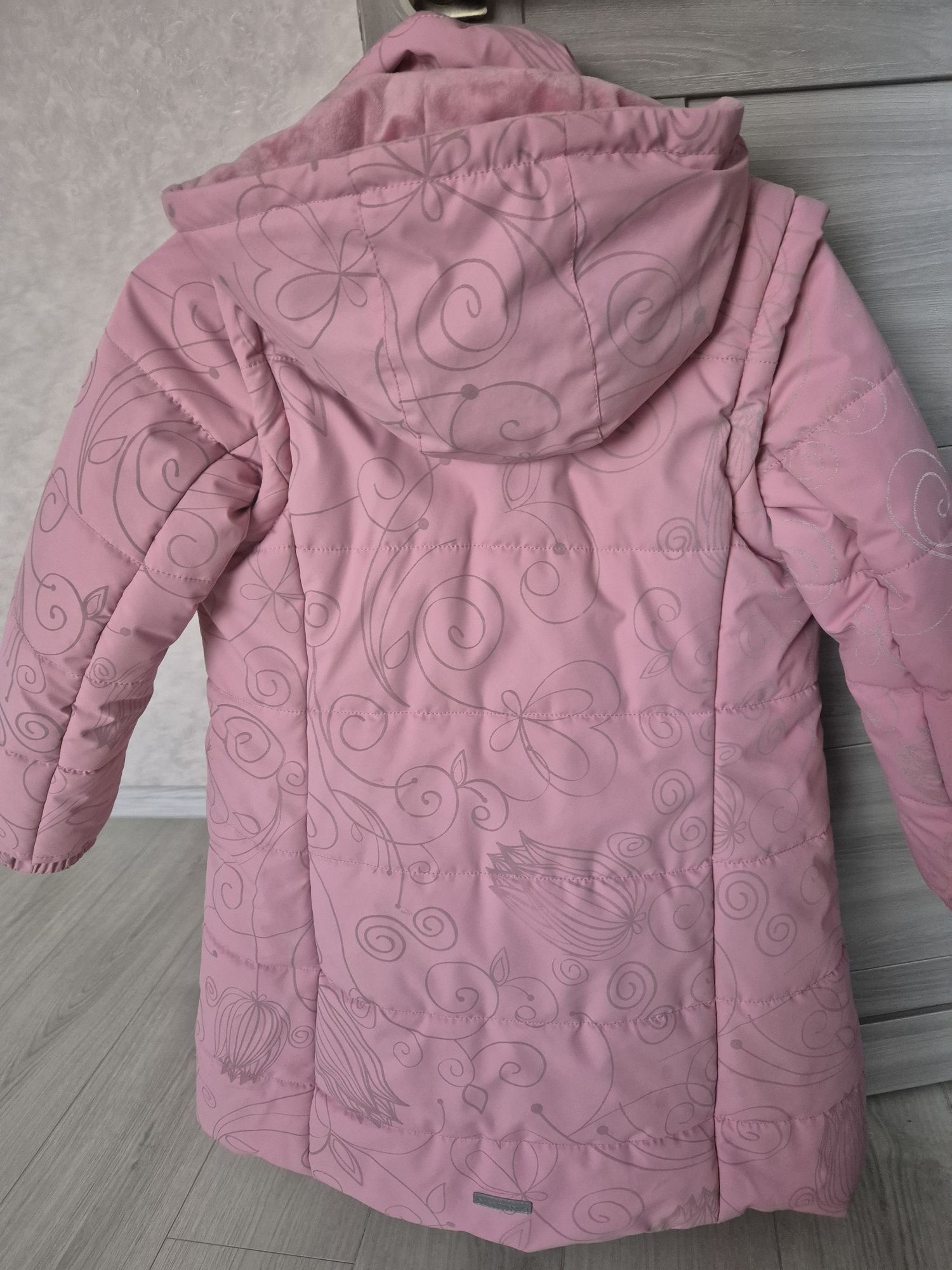 Продам підліткове зимове пальто-жилет 2в1  Lenne Keira  140 +6 см