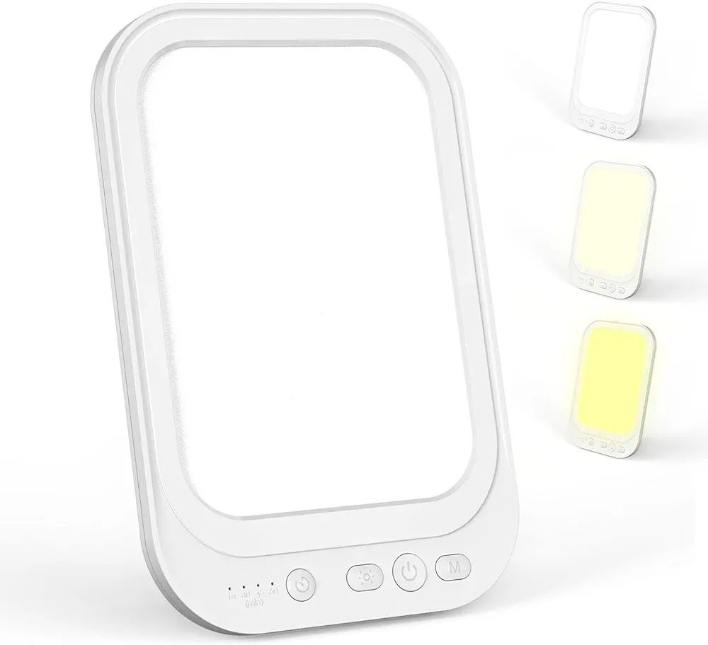 Lampa do terapii światłem z 4 timerami i 5 poziomami jasności