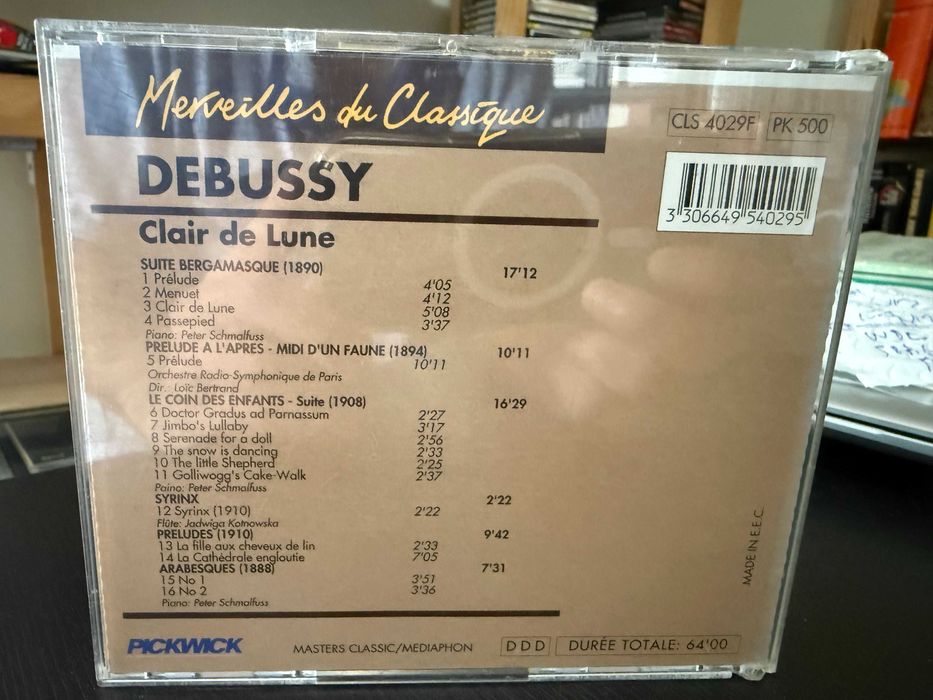 Debussy – Suite Bergamasque; Faune; Preludes; Arabesques – Schmalfuss