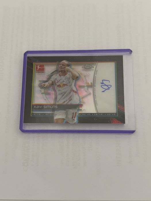 2024/2025 Topps Chrome Bundesliga Xavi Simons Autograph Verve SSP