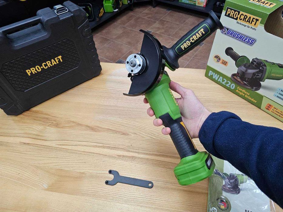 Безщіткова Болгарка|Кутова Шліфмашина На гарантії з Плавн. пуском Кейс