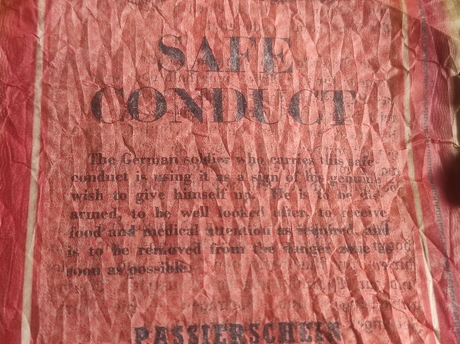 List żelazny - Passierschein» - ZG 37 A. Ulotka,