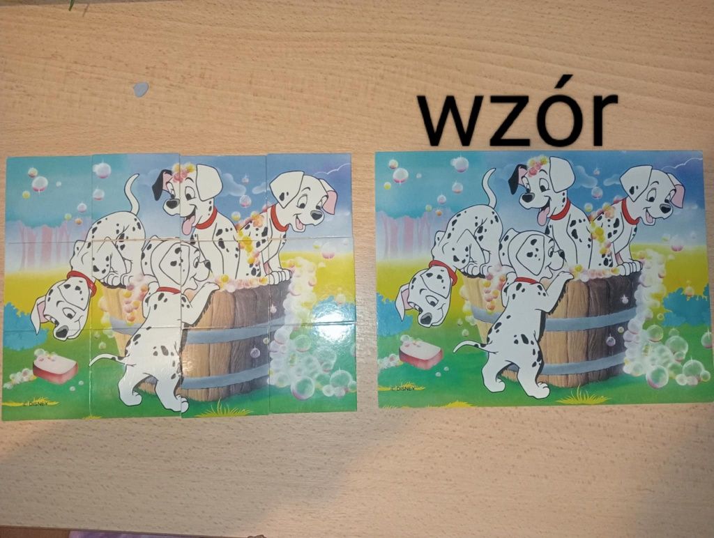Bajkolandia gra pamięciowa dla dzieci 101 dalmatyńczyków