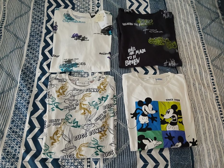 Camisolas de manga comprida 11/12 anos