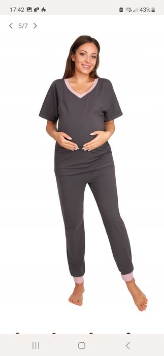 Pizama ciążowa dwuczęściowa