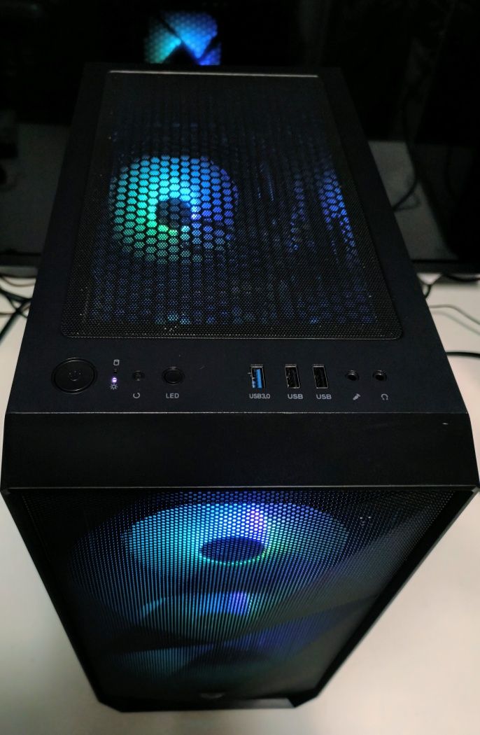 PC Gamer Ryzen 2600 4,4ghz+GTX 1660 6gb+16gb+740gb SSD
